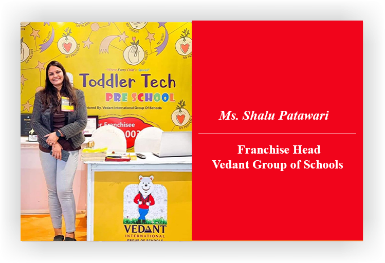4-MS-shalu-patawari frenchise head at vedant group of schools