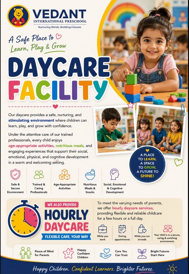 Daycare Vedant International Pre Primary School