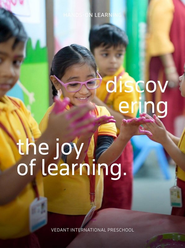 joy of learning joy of learning Vedant International Pre Primary School